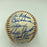 1969 Chicago Cubs Team Signed Vintage National League Baseball Ernie Banks JSA