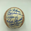 1969 Chicago Cubs Team Signed Vintage National League Baseball Ernie Banks JSA