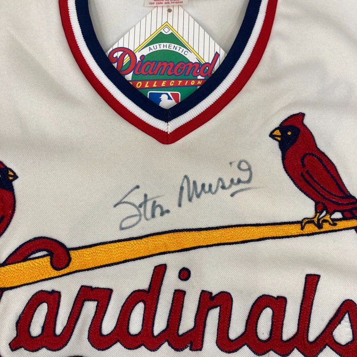 Stan Musial Signed Authentic Rawlings St. Louis Cardinals Jersey JSA COA