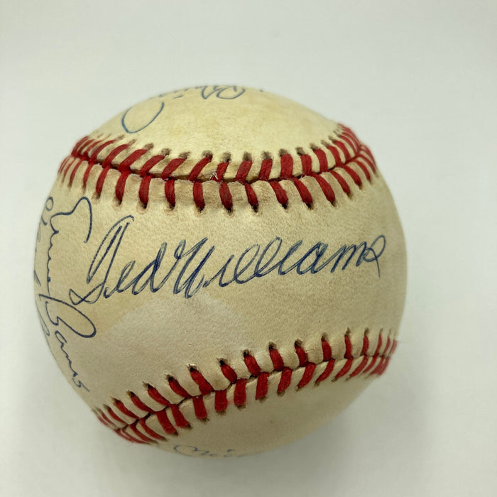 500 Home Run Signed Baseball Mickey Mantle Ted Williams Willie Mays 11 Sigs JSA