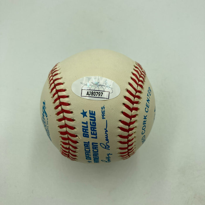 Rick Ferrell Full Name Signed Heavily Inscribed American League Baseball JSA COA