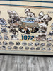 1972 Miami Dolphins Super Bowl Champs Team Signed Lithograph Photo JSA COA