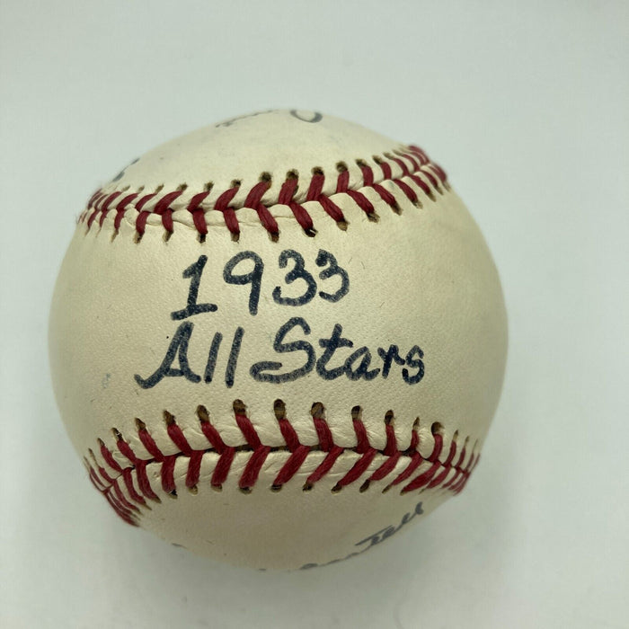 1933 Inaugural First Ever All Star Game Team Signed Baseball With JSA COA