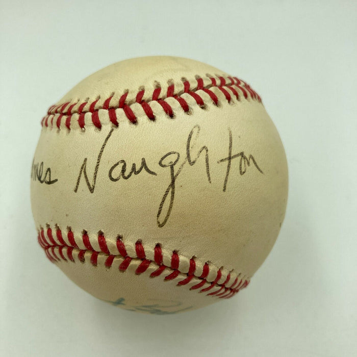 James Naughton Bebe Neuwirth Joel Grey Chicago Signed Baseball JSA COA
