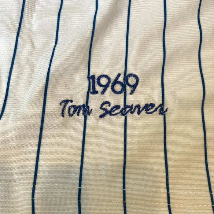 Tom Seaver "The Franchise" Signed 1969 Mets Mitchell & Ness Jersey Auto JSA COA