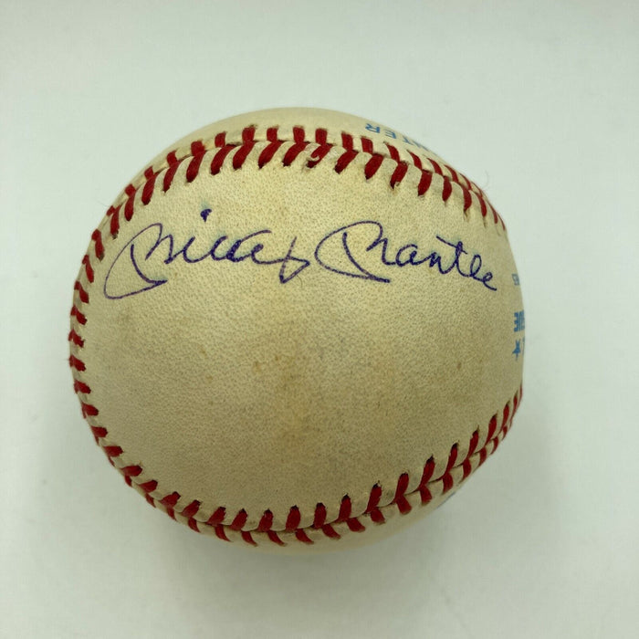 Stunning Mickey Mantle & Roger Maris Signed Autographed Baseball With JSA COA