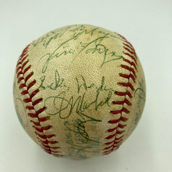 Rickey Henderson 1979 Oakland A's Rookie Team Signed American League Baseball