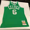 Bill Russell Signed Heavily Inscribed STATS Boston Celtics Jersey With JSA COA