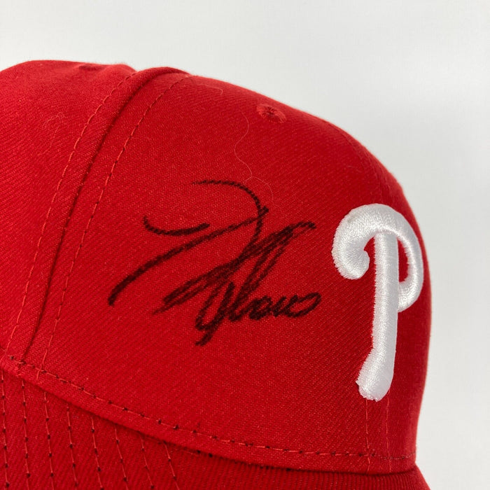 Jim Thome Signed New Era Philadelphia Phillies Hat MLB Authenticated Hologram