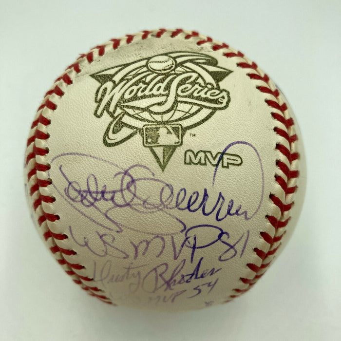 RARE World Series MVP's Multi Signed Baseball 17 Sigs PSA DNA COA