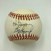 Ken Griffey Jr. & Ken Griffey Sr. Signed American League Baseball JSA COA