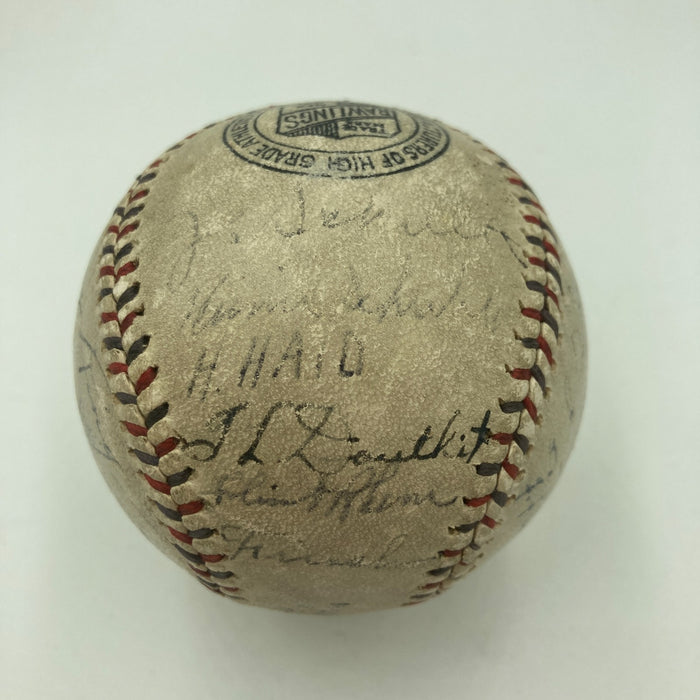 1928 St. Louis Cardinals NL Champs Team Signed Baseball Grover Alexander JSA COA