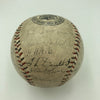1928 St. Louis Cardinals NL Champs Team Signed Baseball Grover Alexander JSA COA