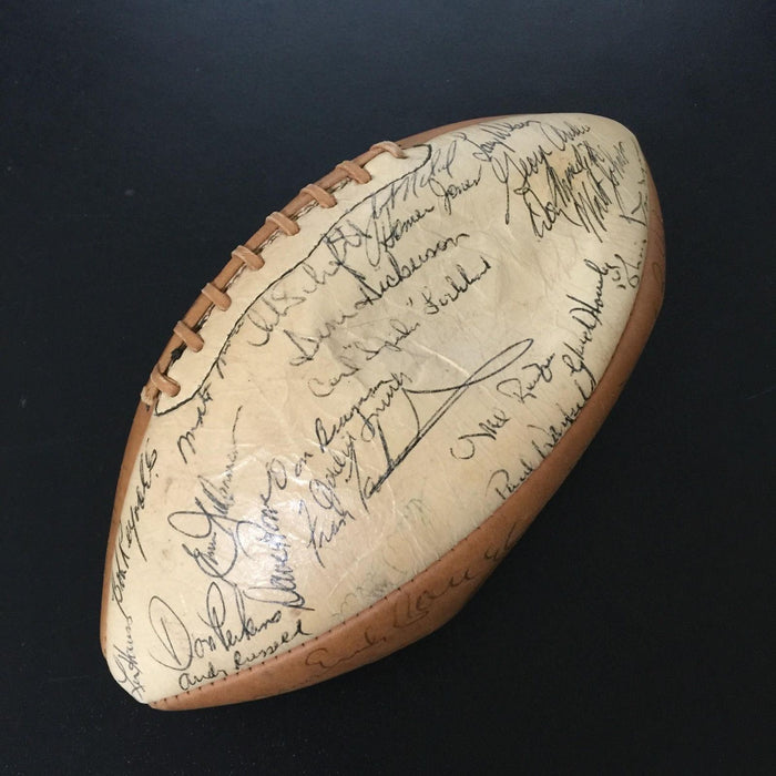 Rare 1969 Eastern Conference Pro Bowl Team Signed Football 36 Sigs JSA COA