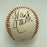 Beautiful Hank Aaron & Willie Mays Signed NL Baseball PSA DNA Certified