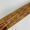 1962 New York Yankees W.S. Champs Team Signed Bat Mickey Mantle Beckett COA