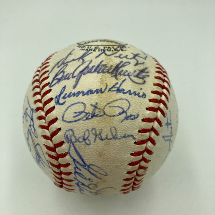 1970 All Star Game Team Signed Baseball Roberto Clemente Willie Mays Beckett COA