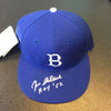 Beautiful Los Angeles Dodgers Rookie Of The Year Signed Hat Collection (6) PSA