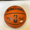 Bill Russell Signed Heavily Inscribed STATS Official NBA Game Basketball JSA COA