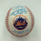 Vintage 1986 New York Mets World Series Champs Team Signed Baseball JSA COA