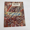 1957 Milwaukee Braves World Series Champs Team Signed Program Hank Aaron JSA COA