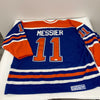 Mark Messier Signed Authentic Edmonton Oilers Jersey CCM JSA COA