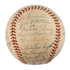 Jackie Robinson Sweet Spot 1951 Brooklyn Dodgers Team Signed Baseball Beckett