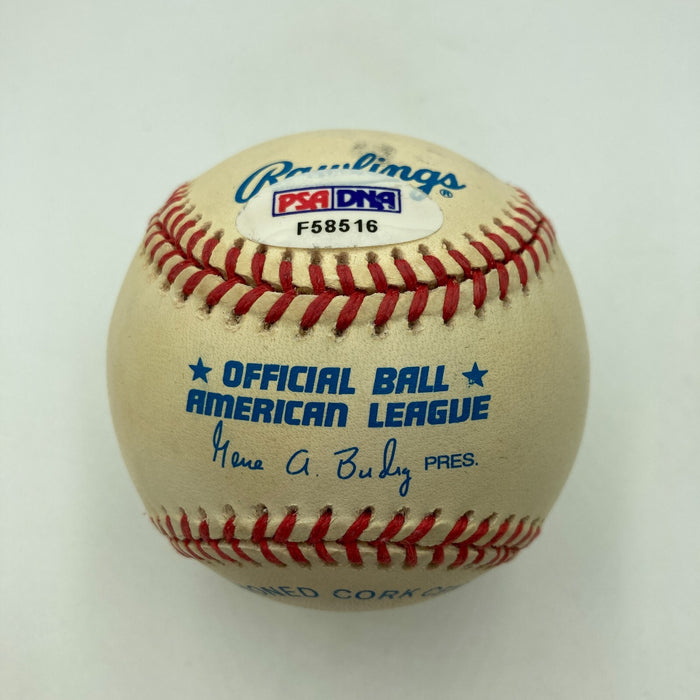 Larry Kelley Heisman Trophy 1936 Signed American League Baseball PSA DNA
