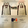 2004 Tim Duncan Game Used Team USA Olympics Jersey With Sports Investors COA