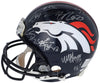 2015 Denver Broncos Super Bowl 50 Champs Team Signed Game Helmet JSA COA