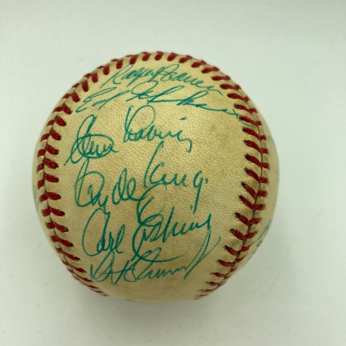 Willie Mays New York Mets Legends Old Timers Day Signed Baseball JSA COA