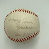 Mary Ann Jackson Our Gang Signed Baseball Celebrity JSA COA
