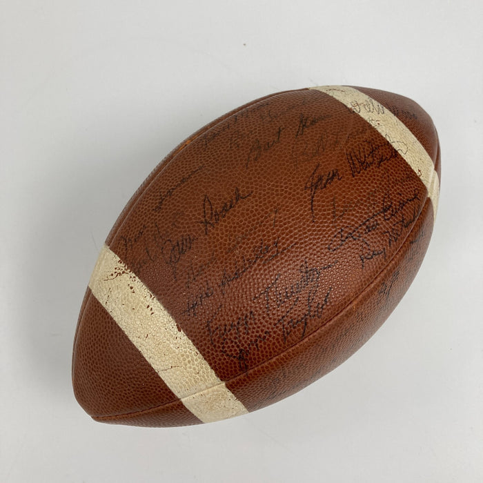1962 Green Bay Packers NFL Champs Team Signed Football Vince Lombardi PSA DNA