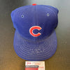 Steve Trachsel Signed Game Used 1990's Chicago Cubs Hat Cap With JSA COA