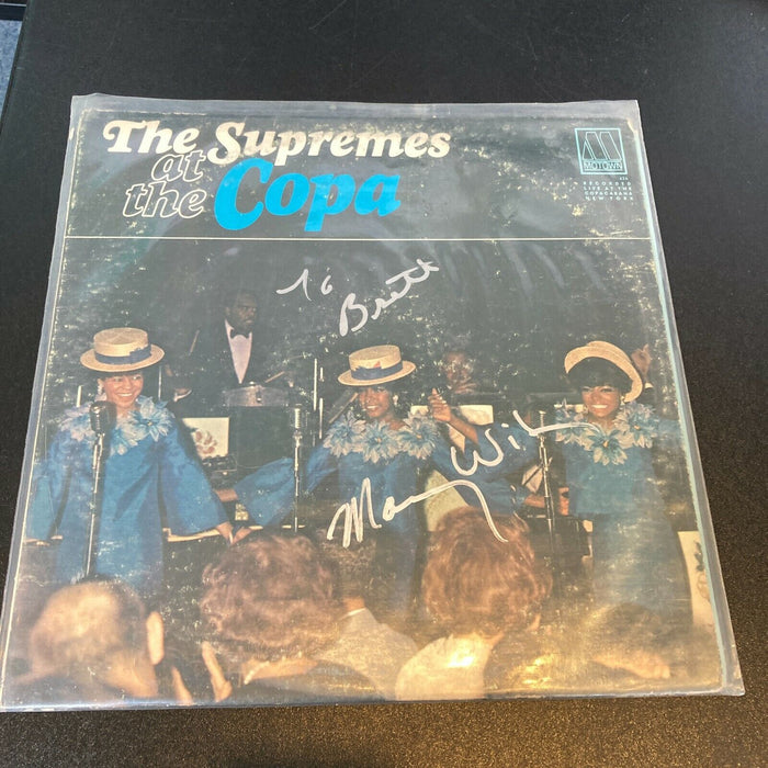 Mary Wilson The Supremes Signed Autographed Vintage LP Record