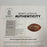 2001 New England Patriots Team Signed Football Tom Brady First Super Bowl BAS