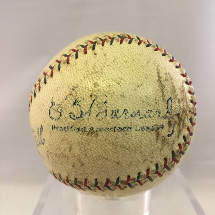 1929 Earl Averill Rookie Single Signed AL Game Used Baseball PSA/DNA LOA