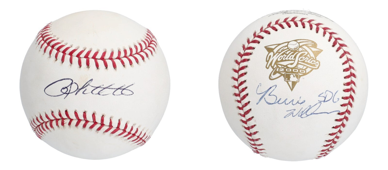 2000 New York Yankees WS Champs Team Signed Baseball Collection 60 Balls JSA COA