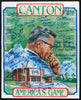 NFL Hall Of Fame Multi Signed "Canton America's Game" Poster 28 Sigs Beckett COA