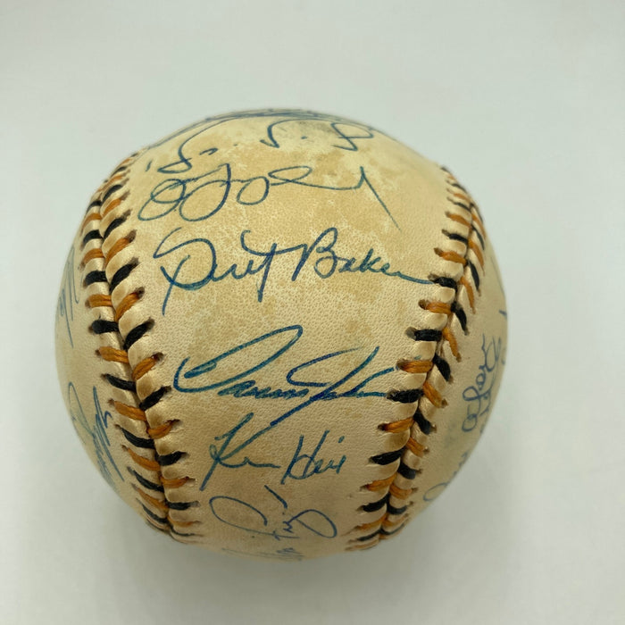 1994 All Star Game National League Team Signed Baseball Barry Bonds PSA DNA COA