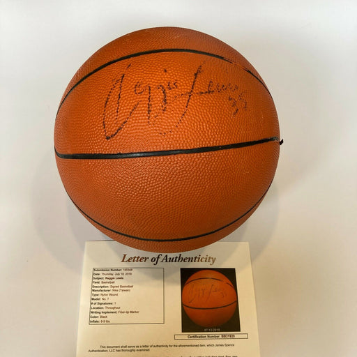 Rare Reggie Lewis Single Signed Nike Basketball Boston Celtics JSA COA