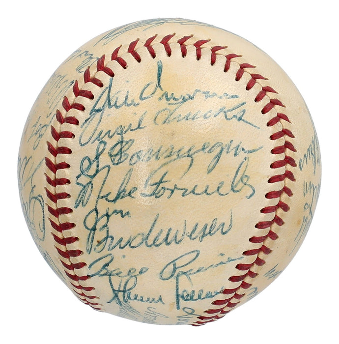 Nellie Fox 1955 Chicago White Sox Team Signed American League Baseball JSA COA