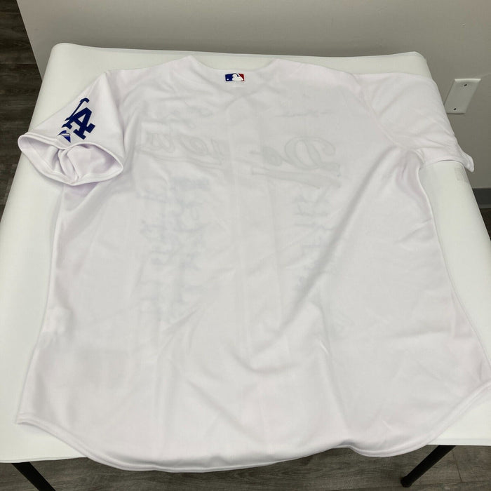 1981 Los Angeles Dodgers World Series Champs Team Signed Jersey PSA DNA COA