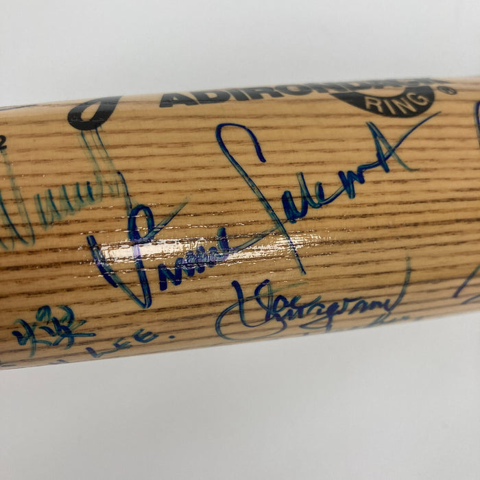 1987 St. Louis Cardinals NL Champs Team Signed World Series Game Issued Bat JSA