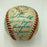 The Finest 1955 Brooklyn Dodgers Team Signed Baseball Jackie Robinson PSA DNA 8