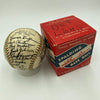 Beautiful Dutch Clark 1937 Detroit Lions NFL Team Signed Baseball JSA COA RARE