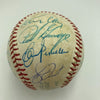 1978 Yankees World Series Champs Team Signed American League Baseball JSA COA