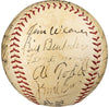 Honus Wagner Arky Vaughan Paul Waner Pie Traynor Signed Baseball PSA DNA & BAS