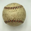 Babe Ruth & Chicago Cubs 1932 World Series Called Shot Signed Baseball PSA DNA