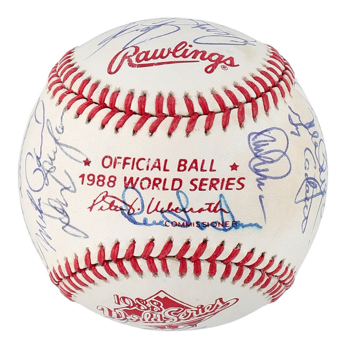 1988 Oakland Athletics A's AL Champs Team Signed World Series Baseball JSA COA